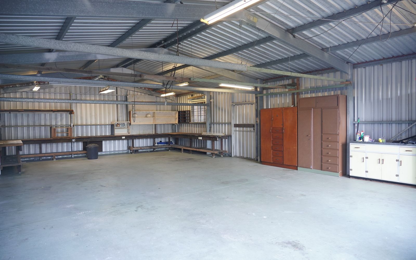 Clean garage floor